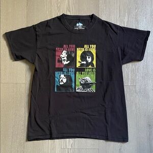 The Beatles x Star Wars parody t shirt